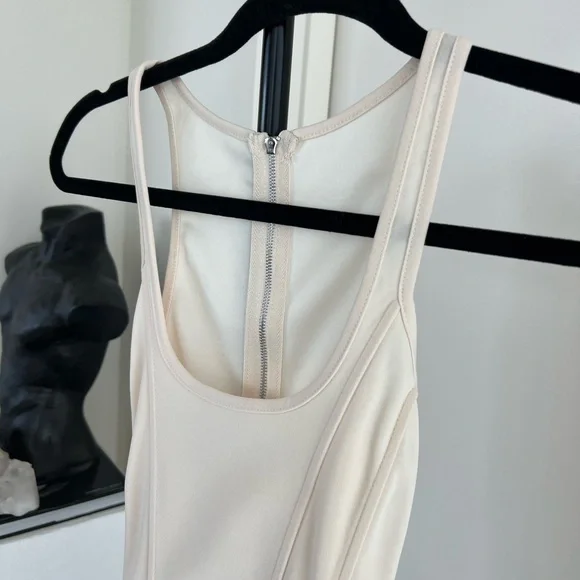NWT Cream Bustier Top - Picture 2 of 4